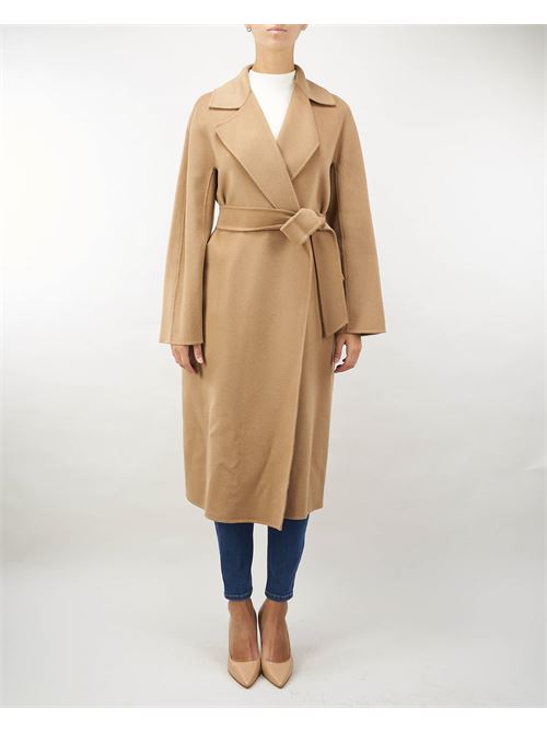 Cappotto a vestaglia in lana, cachemire e seta Max Mara Studio MAX MARA STUDIO | Cappotto | CLES24